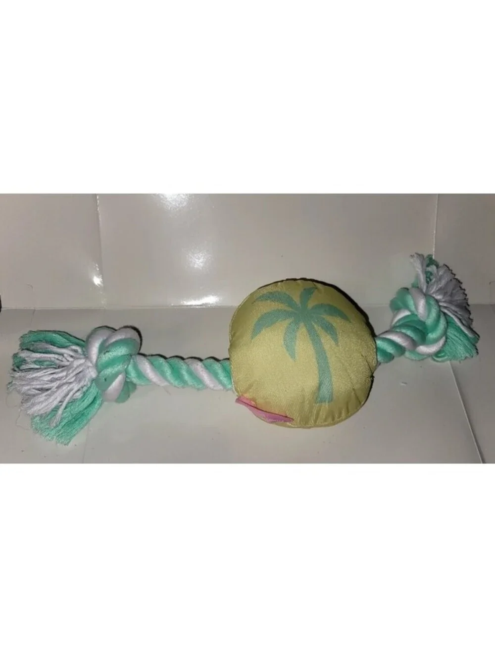 TARGET x STONEY CLOVER PALM TREE WATERPROOF SQUEAKY DOG PET ROPE FLOATING TOY